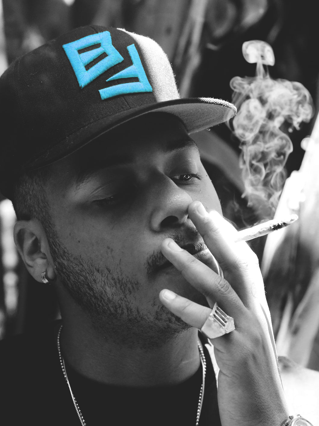 BF LOGO SNAPBACK - SKY BLUE